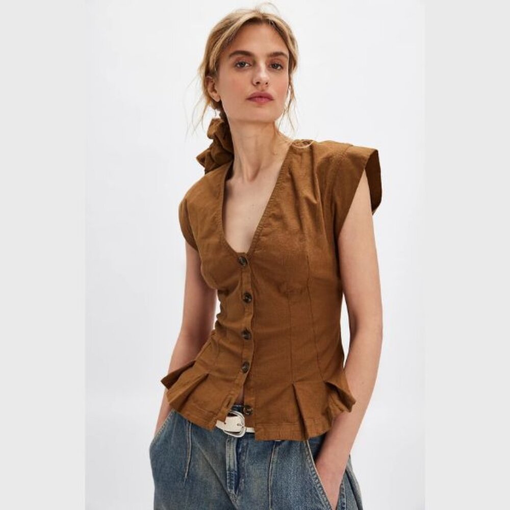 Dylan Vest Tobacco New with Tags Free People Women